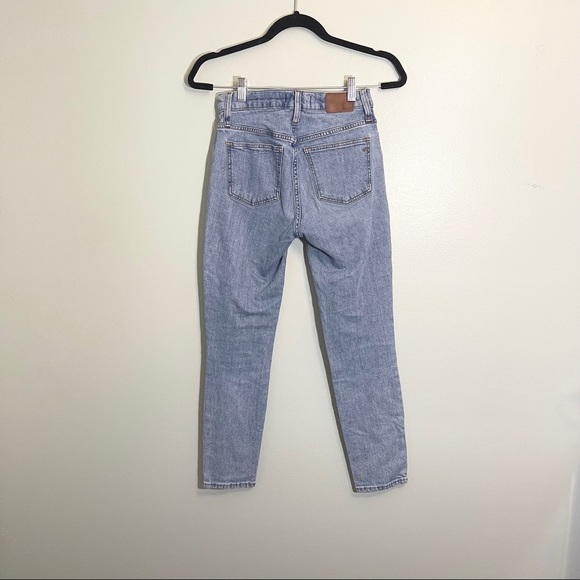 Madewell 9" High-Rise Skinny Blue Denim Jeans Size 26 - Picture 3 of 14